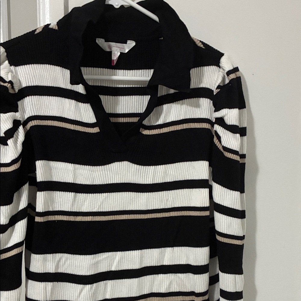 Striped Black and White Sweater